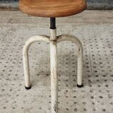 Vintage swivel stool laboratory stool studio stool