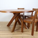 Table T21 in 128cm by Pierre Chapo, 4 feet