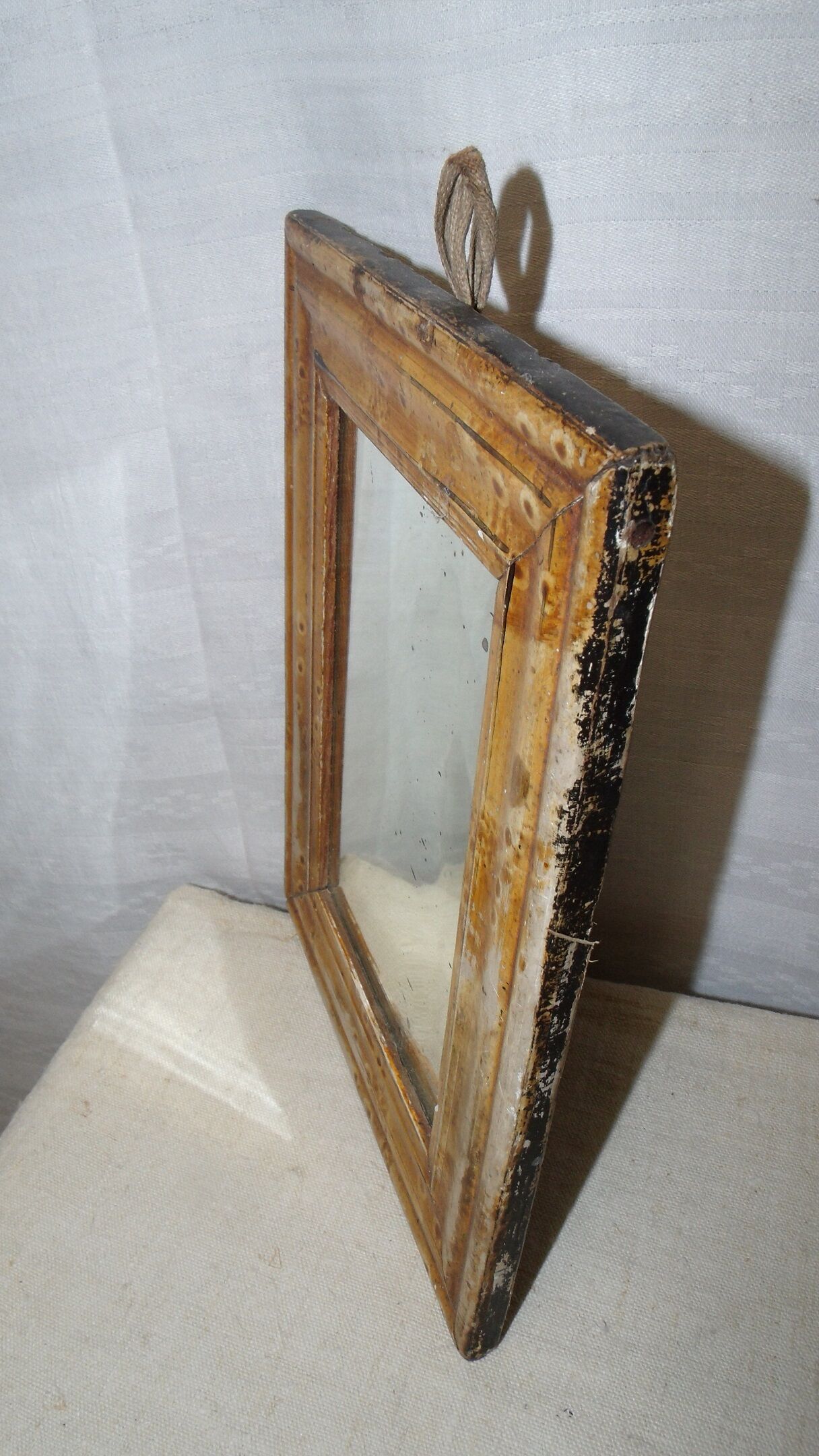 Former stung mirror paint time worn patina