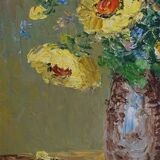 Tableau « Nature morte aux fleurs dans un vase »