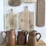 Set of 3 jugs in Grès du Berry stoneware
