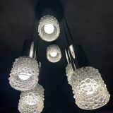 lustre cascade 5 lumières années 70