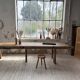 Brutalist popular art table XXL 3.5m/4m pine and oak