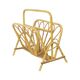 French Rattan Magazine Rack Boho Style Sixties