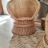 Fauteuils en rotin