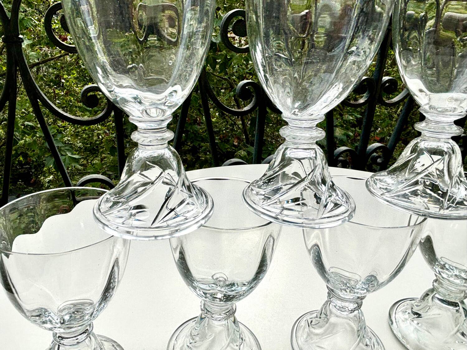 Verres Saint Louis Crystal modèle Cluny