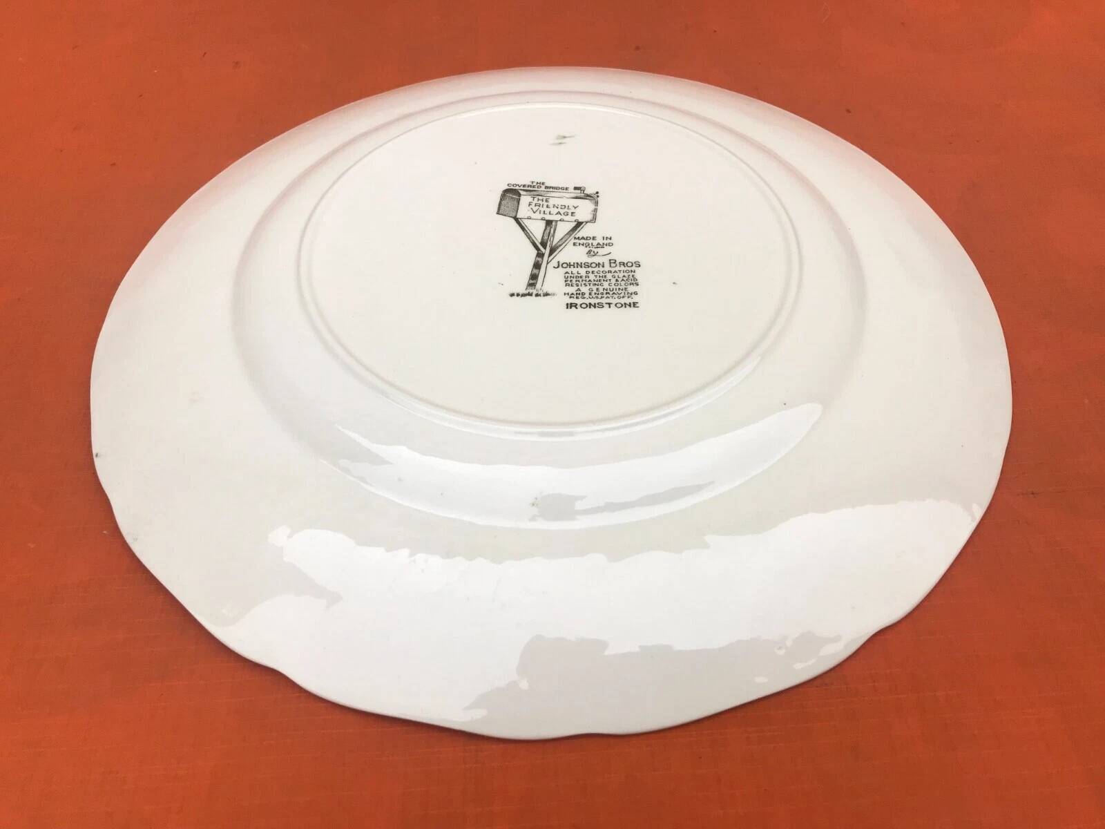 Johnson Bros (Brothers) The Friendly Village dinner plate
