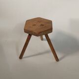 Small old mountain stool