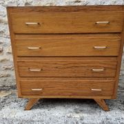 Compass leg chest of drawers