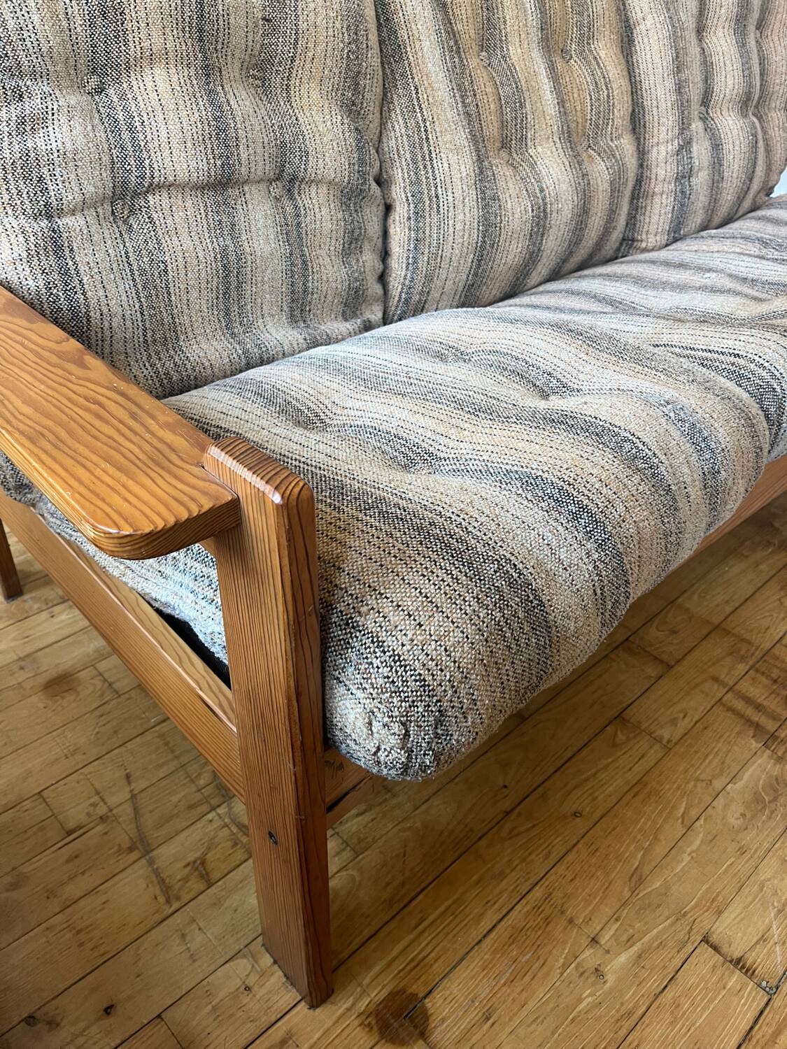 Vintage pine bench