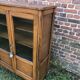 Louis XV style mahogany showcase