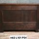 Antique Renaissance-style chest in richly carved solid walnut.