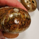 Three pierced vases (in Denmark we call them Mushroom vases)