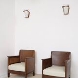 Art Deco armchairs Haagse School the pair