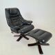 BD Furniture Adjustable Armchair with Footstool