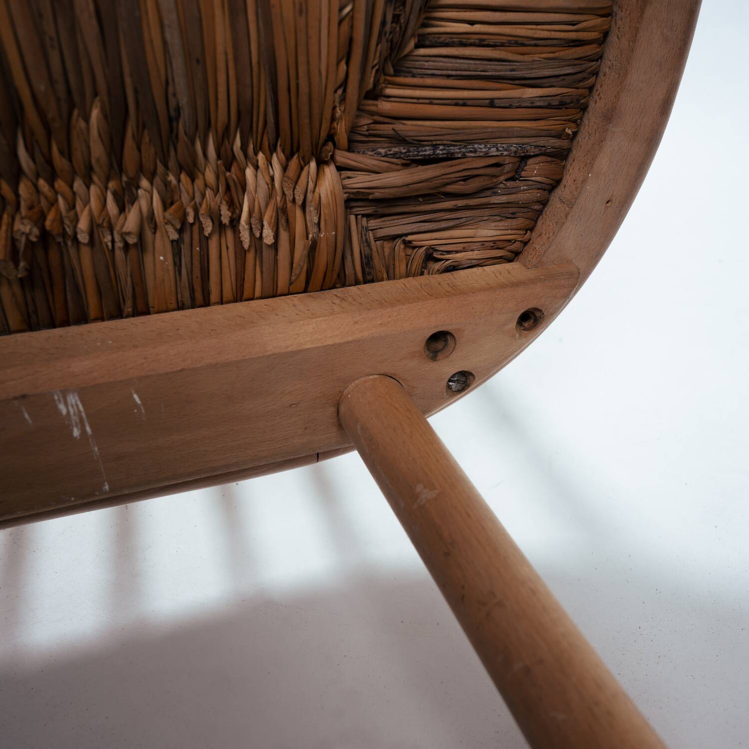 Banc en osier tressé Arno Lambrecht pour WK Mobel, 1950