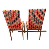 Pair of chairs with Scandinavian design