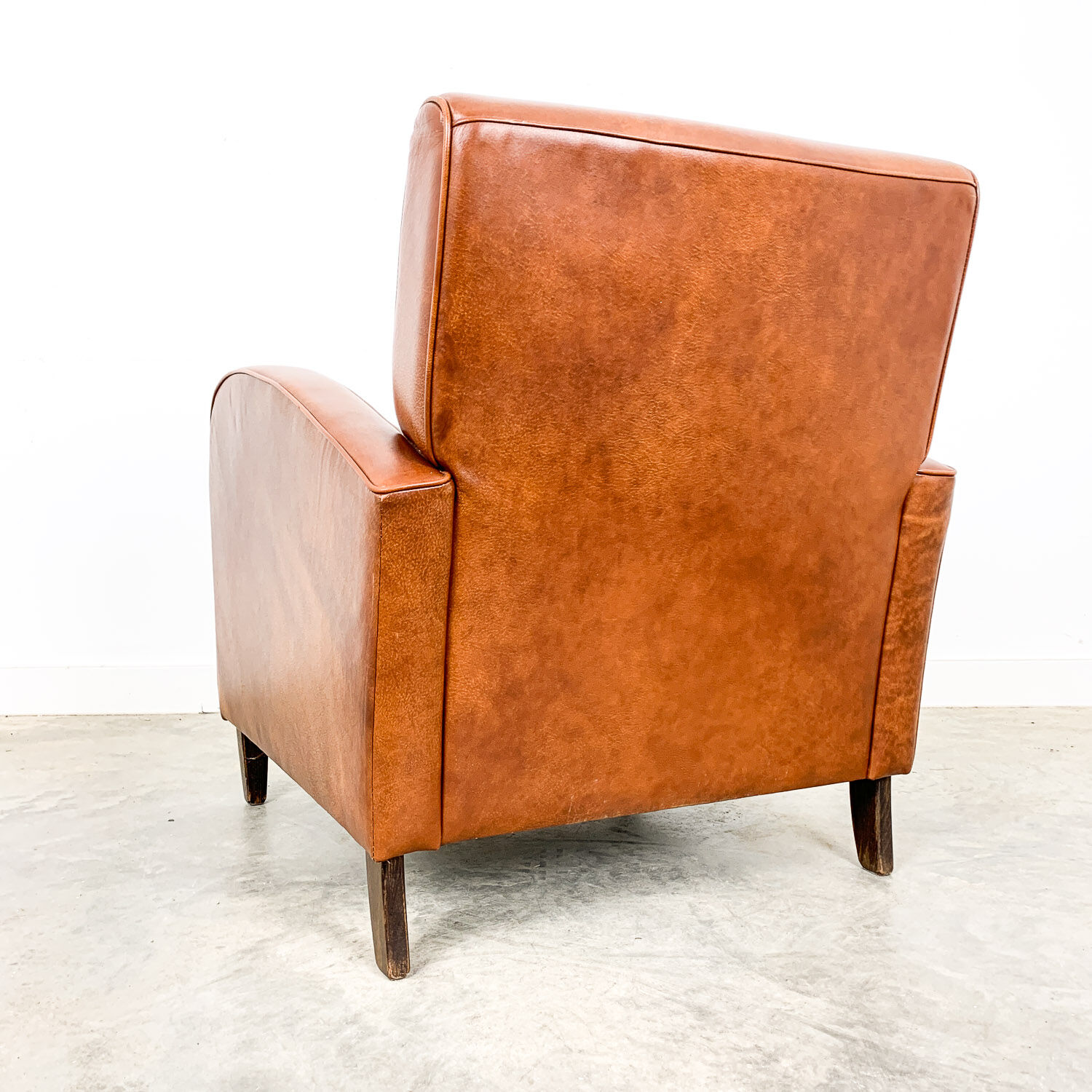Vintage leather armchair