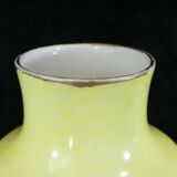 Pair of Limoges porcelain vases decorated with rose bushes