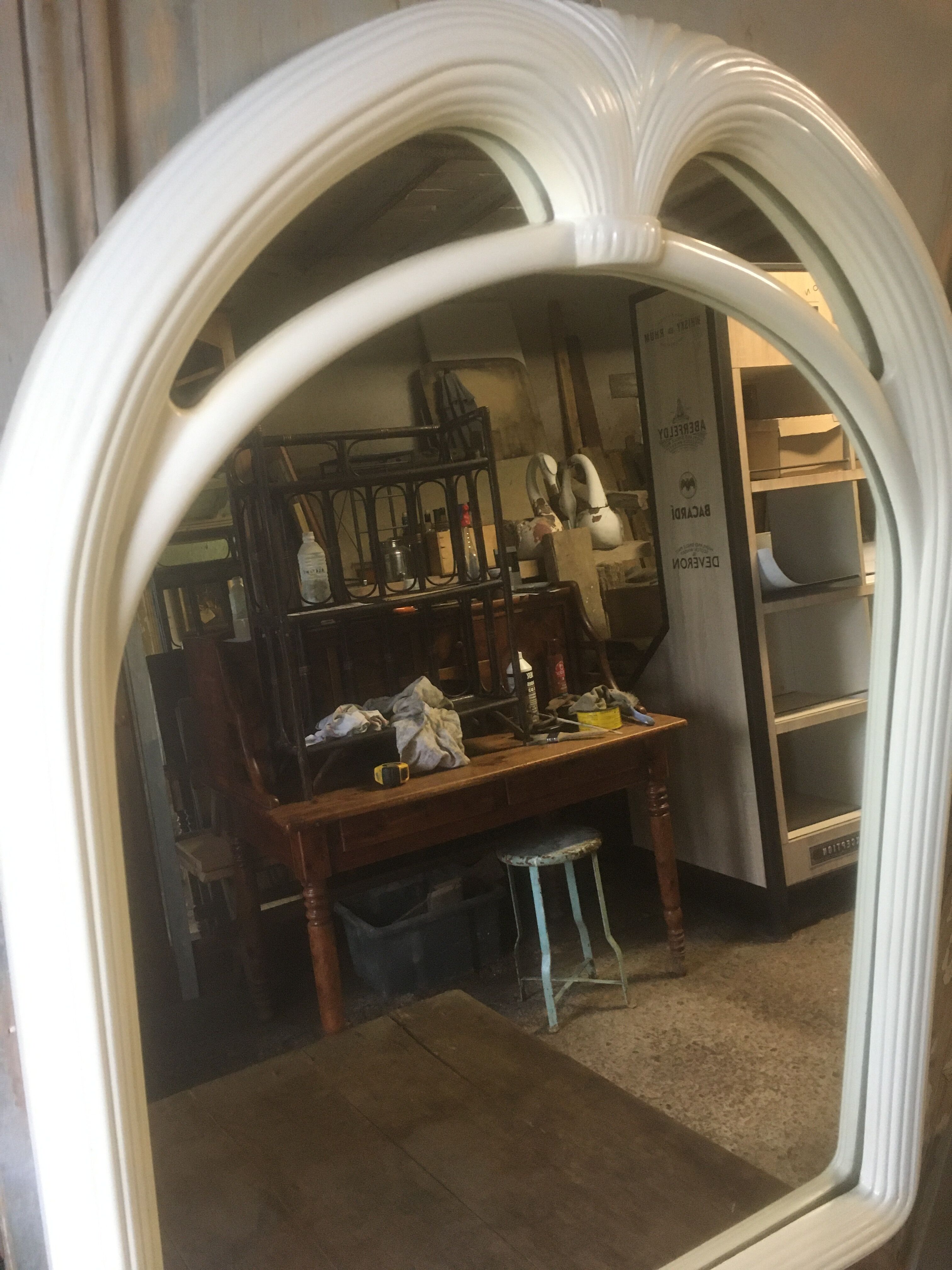Miroir style art déco en plastique, années 60/70