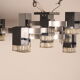 Ceiling light model 'Cubic' with 13 light units by Sciolari - Italy - 1970's