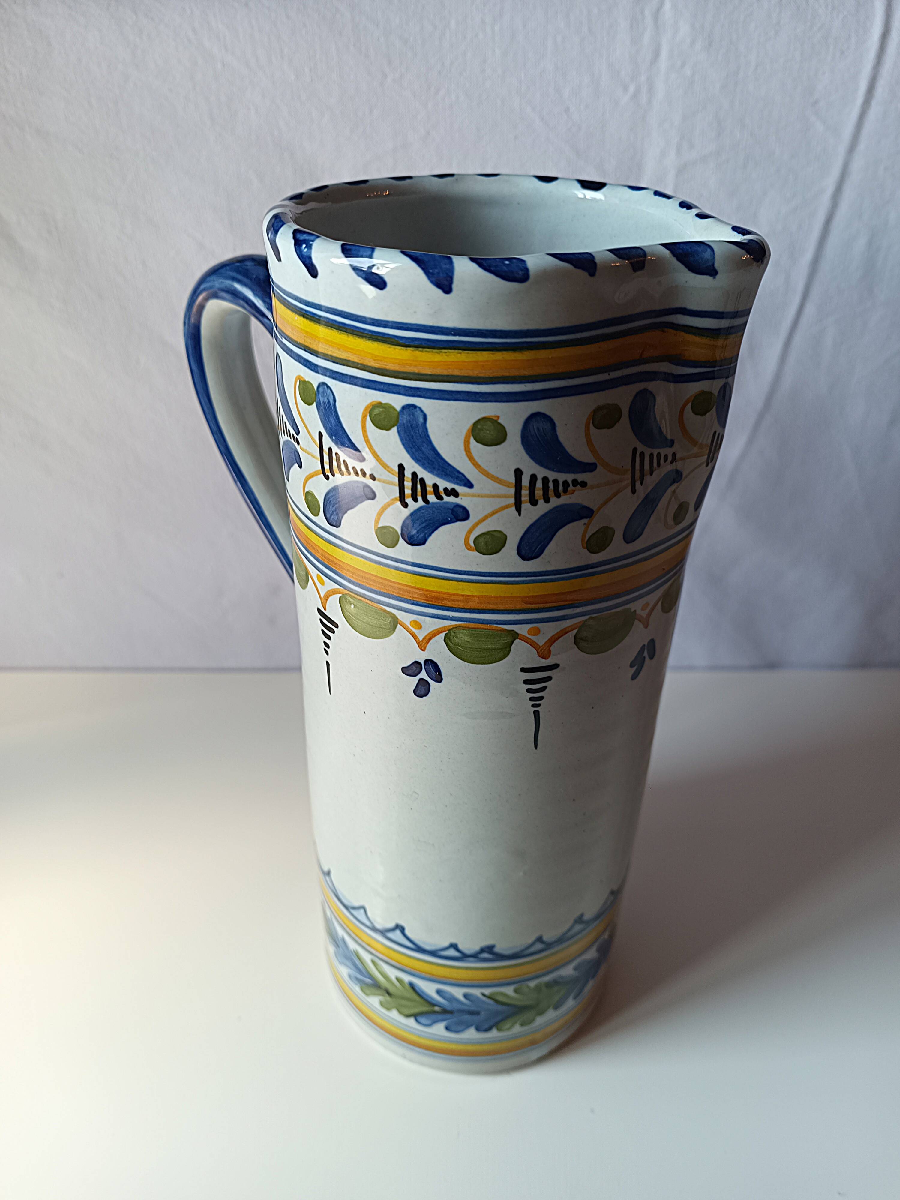 Talavera ceramic pitcher set