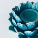 Artichoke candle holder in slip