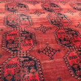 Tapis ancien turkmen afghan 286x342 cm