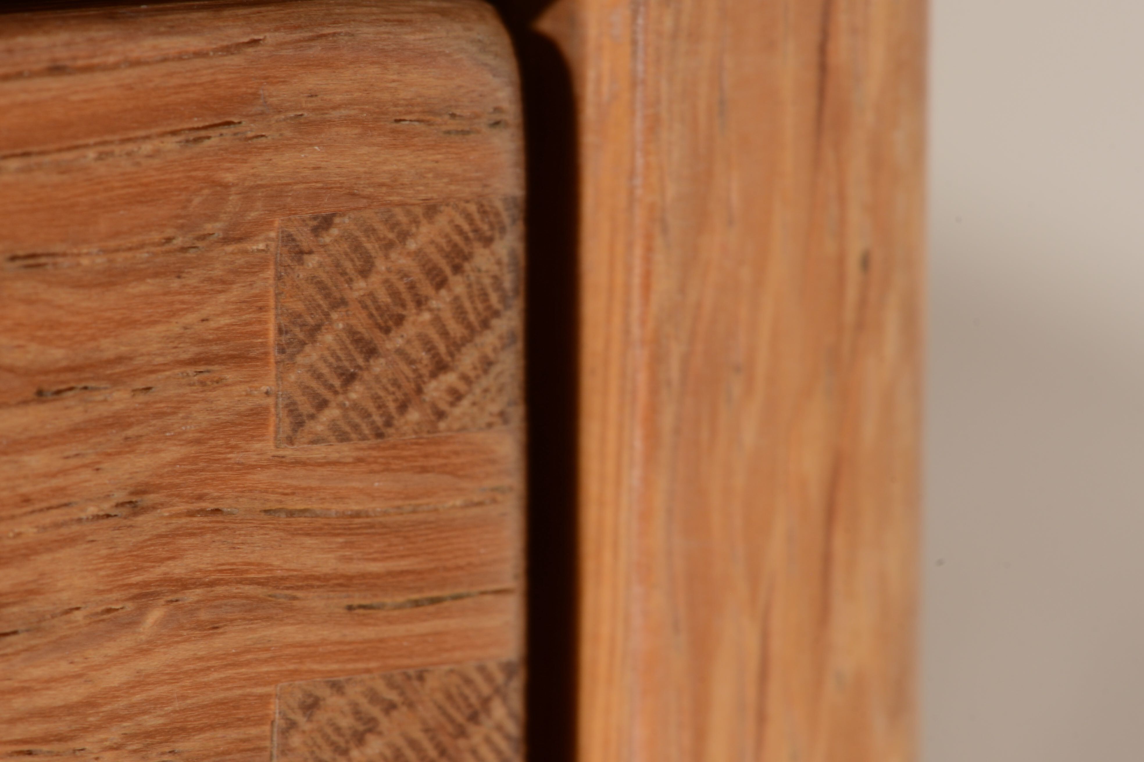 Kai Kristiansen, two tables nightstands oak, Denmark around 1960