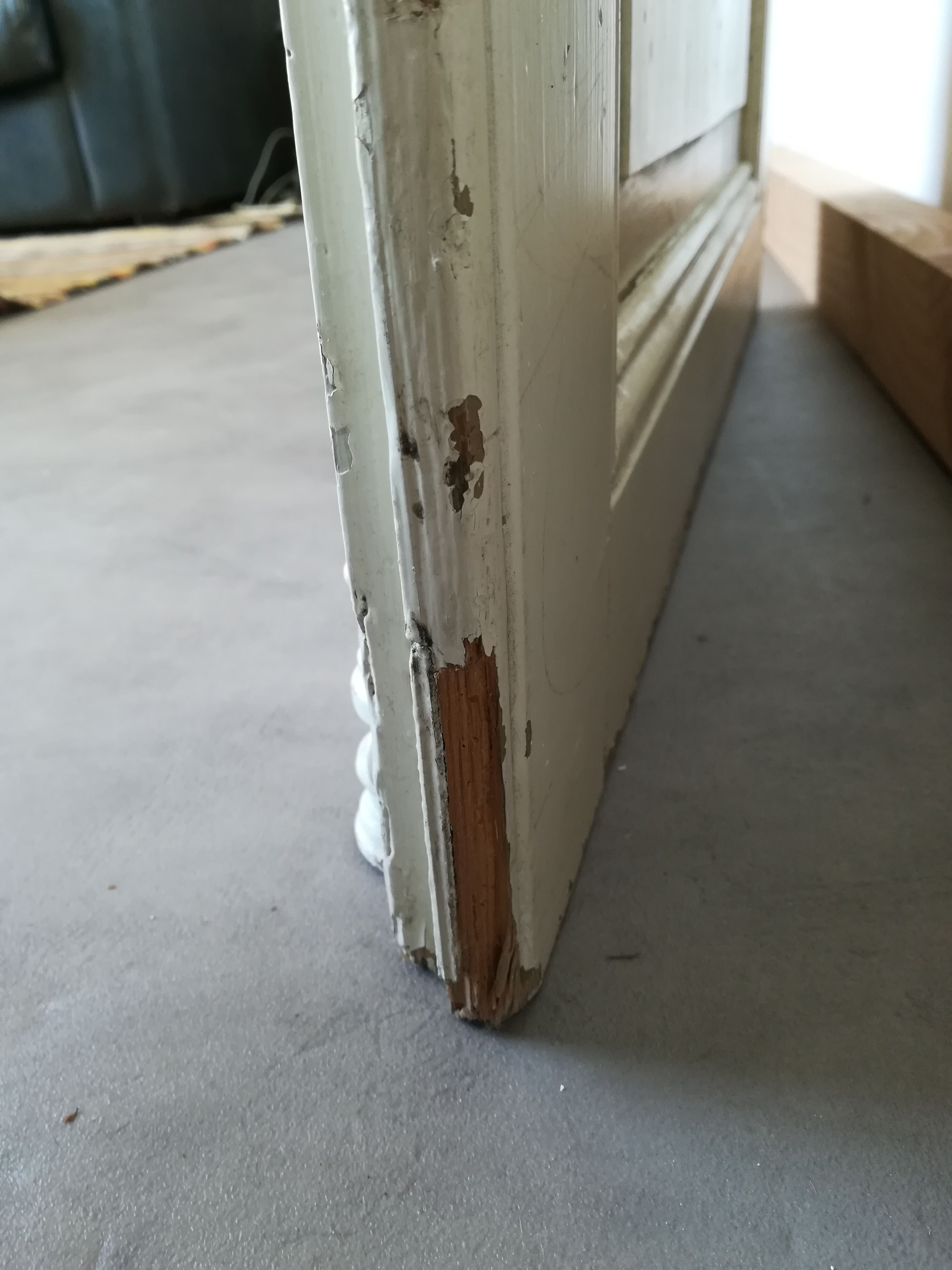 Pair of old glazed doors