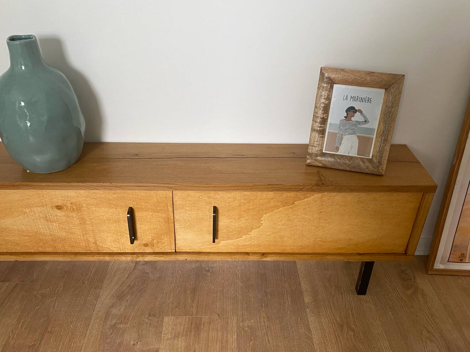 Light oak solid wood sideboard