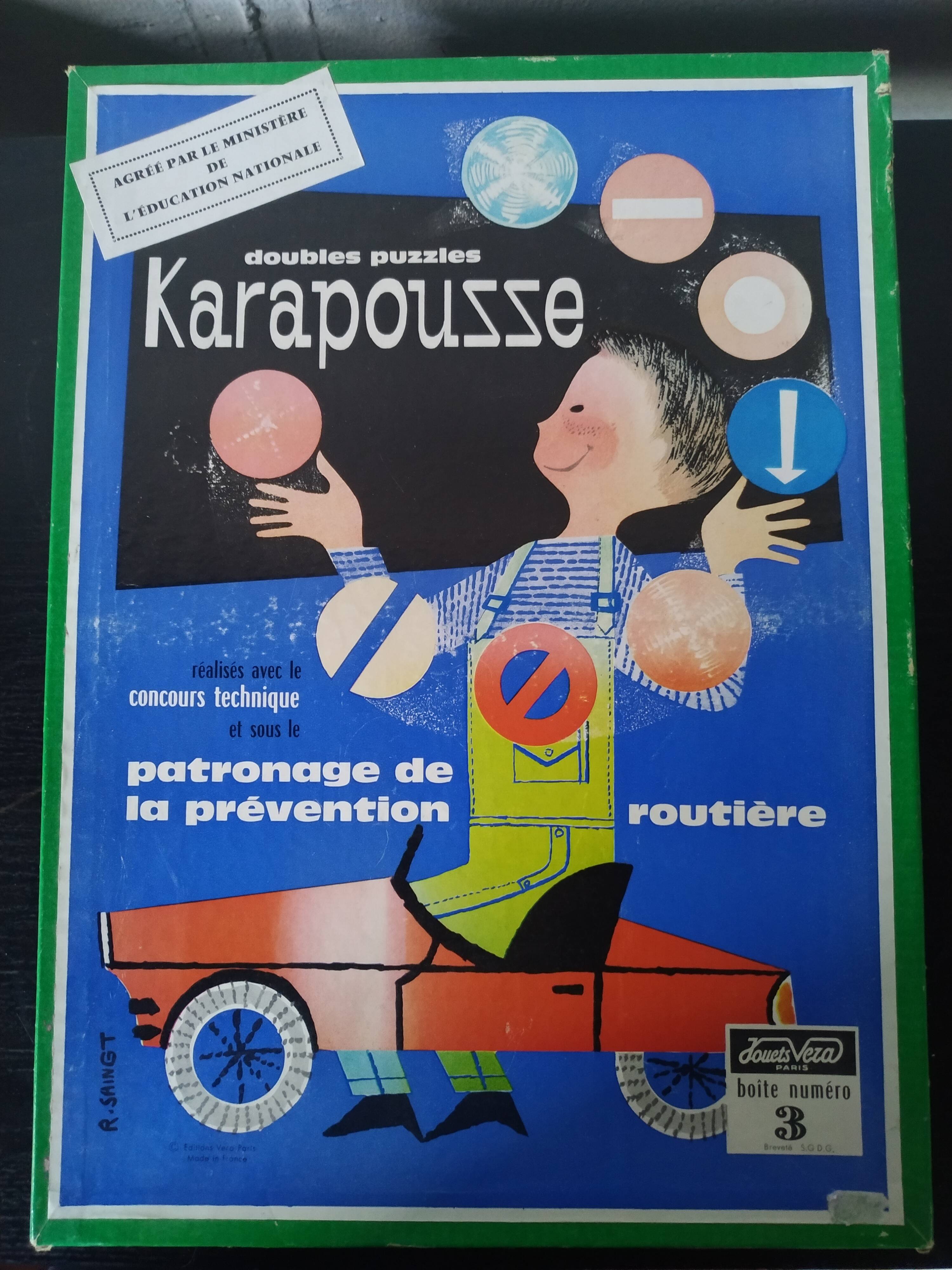 Puzzle vintage Karapousse