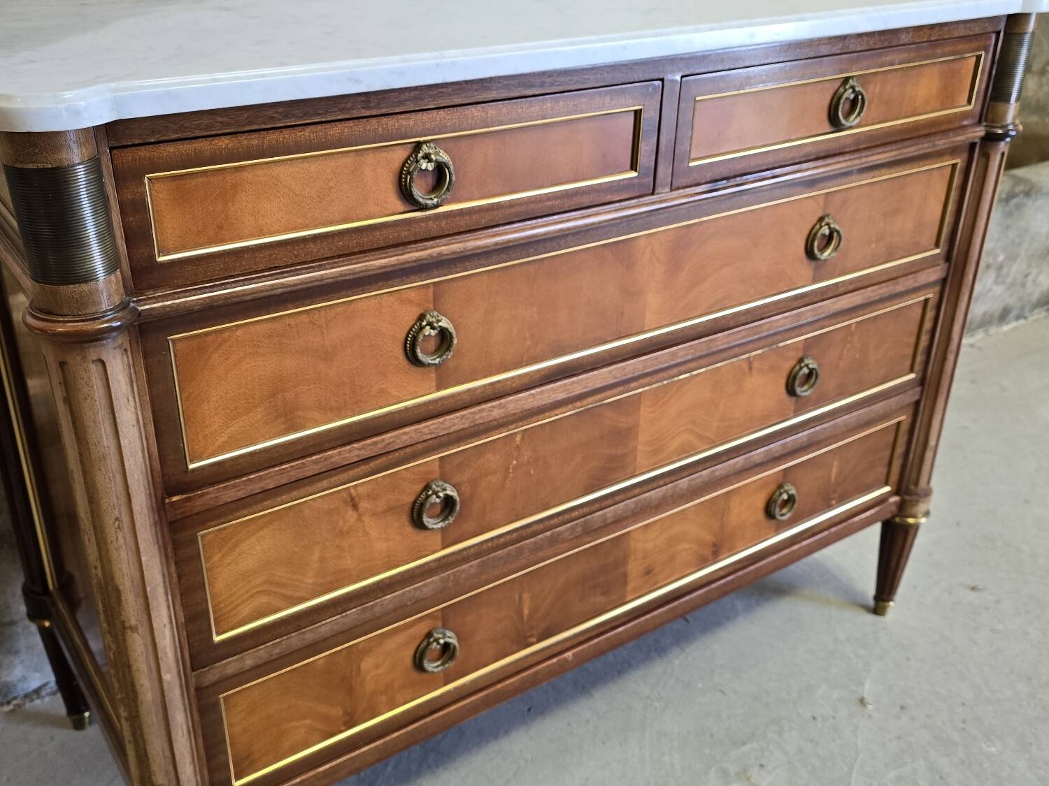 Louis XVI style chest of drawers