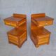 Art Deco bedside tables in pairs