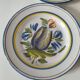 6 earthenware plates from the East - vintage 1960s