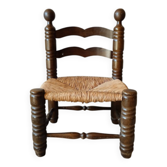 Chaise paillée