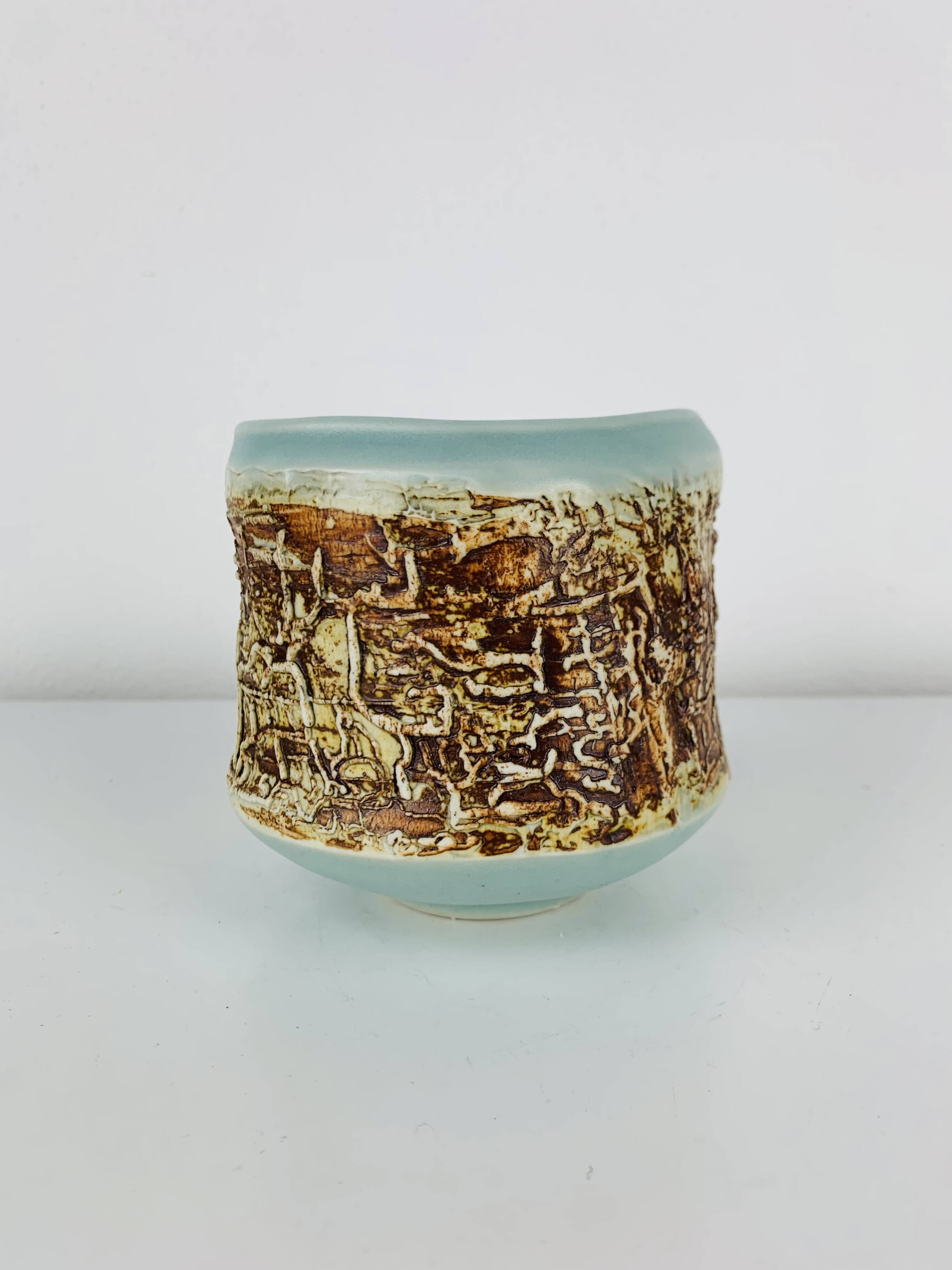 Ceramic vase signed Thiebaut Dietrich