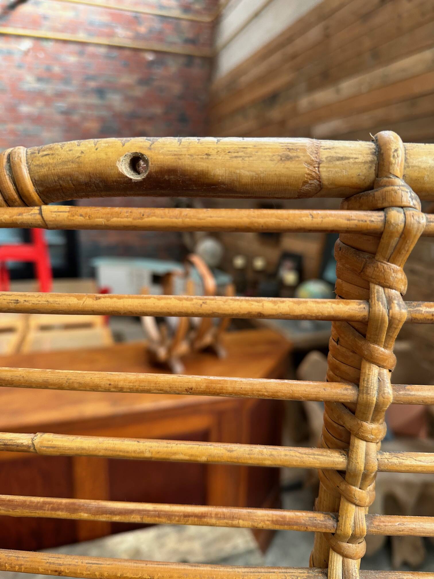 Vestiaire en rotin audoux minet