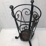 Wrought iron umbrella holder