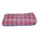 Kantha sari couvre-lit, Tartan coton recyclé brodé à la main