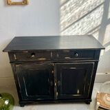 Black patinated buffet