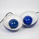 Pair of 2 Danish pendant lamps Flowerpots by Verner Panton, Louis Poulsen