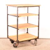 Industrial trolley cart shelving unit