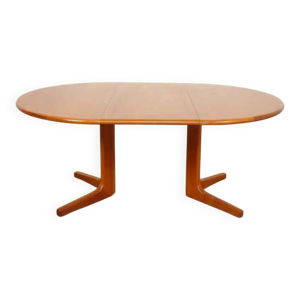 Table à manger ronde - teck extensible