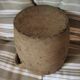 Terracotta clay pot with two handles
