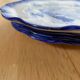 Set of 4 dessert plates Sarreguemines model "Marines"