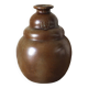 Coloquinte Vase Bordeaux Art Ceramics