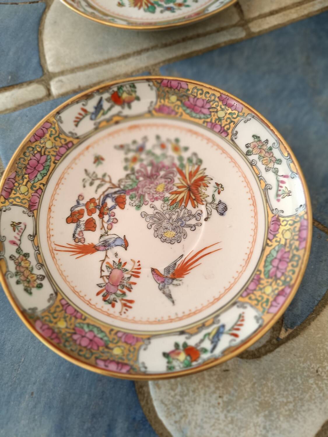 Vintage Chinese porcelain tea set