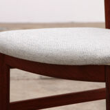 Danish set of 4 Kai Kristansen chairs and a table from Korup, 1960 Denmark.