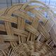 Large vintage woven wicker basket